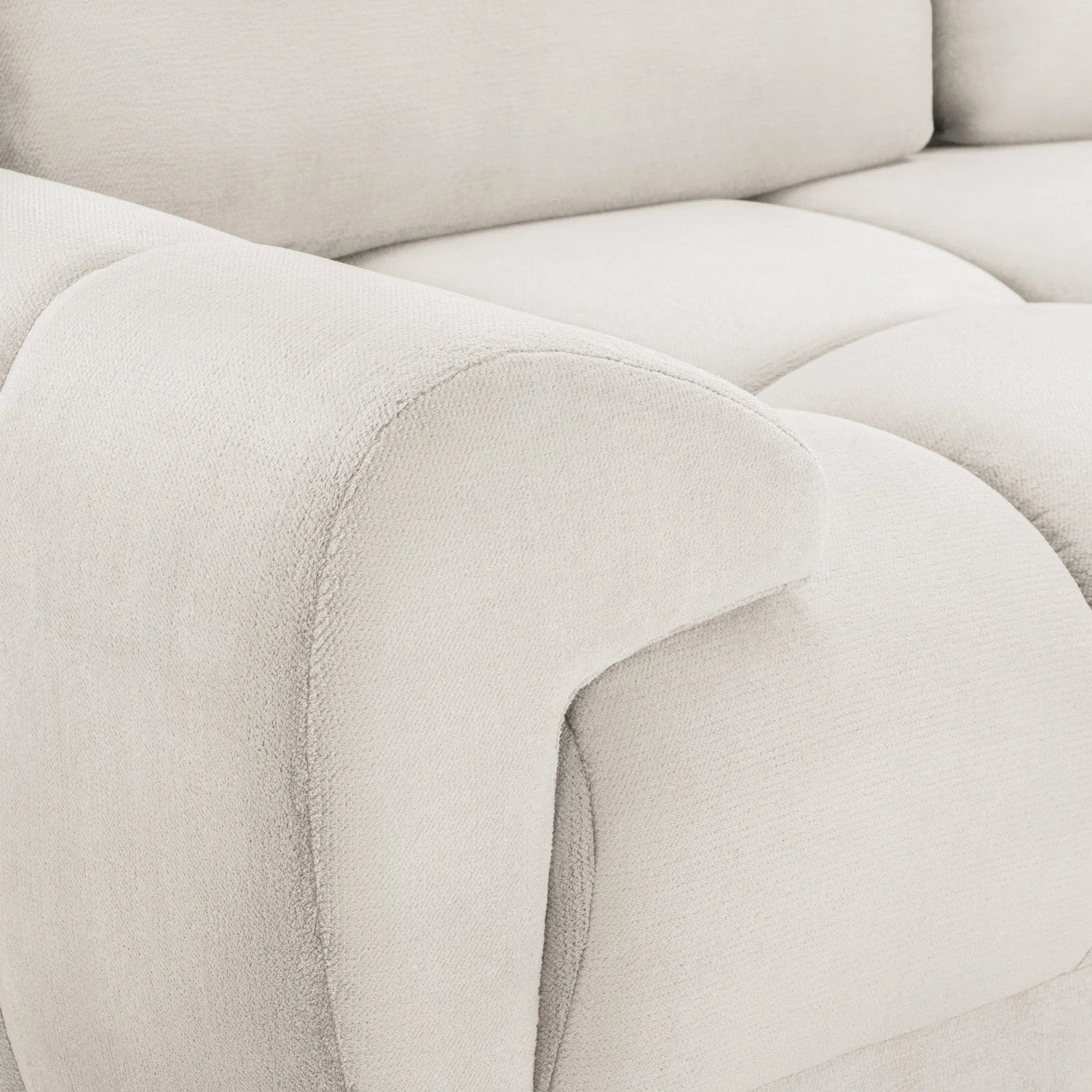 Azzuro Sofa Cream 2 Seater - Image 4