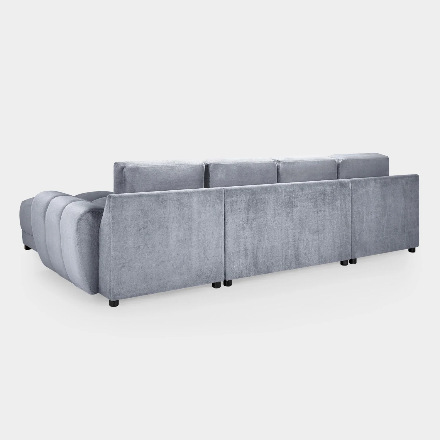 Azzuro Sofa Grey U Shape Corner - Image 3