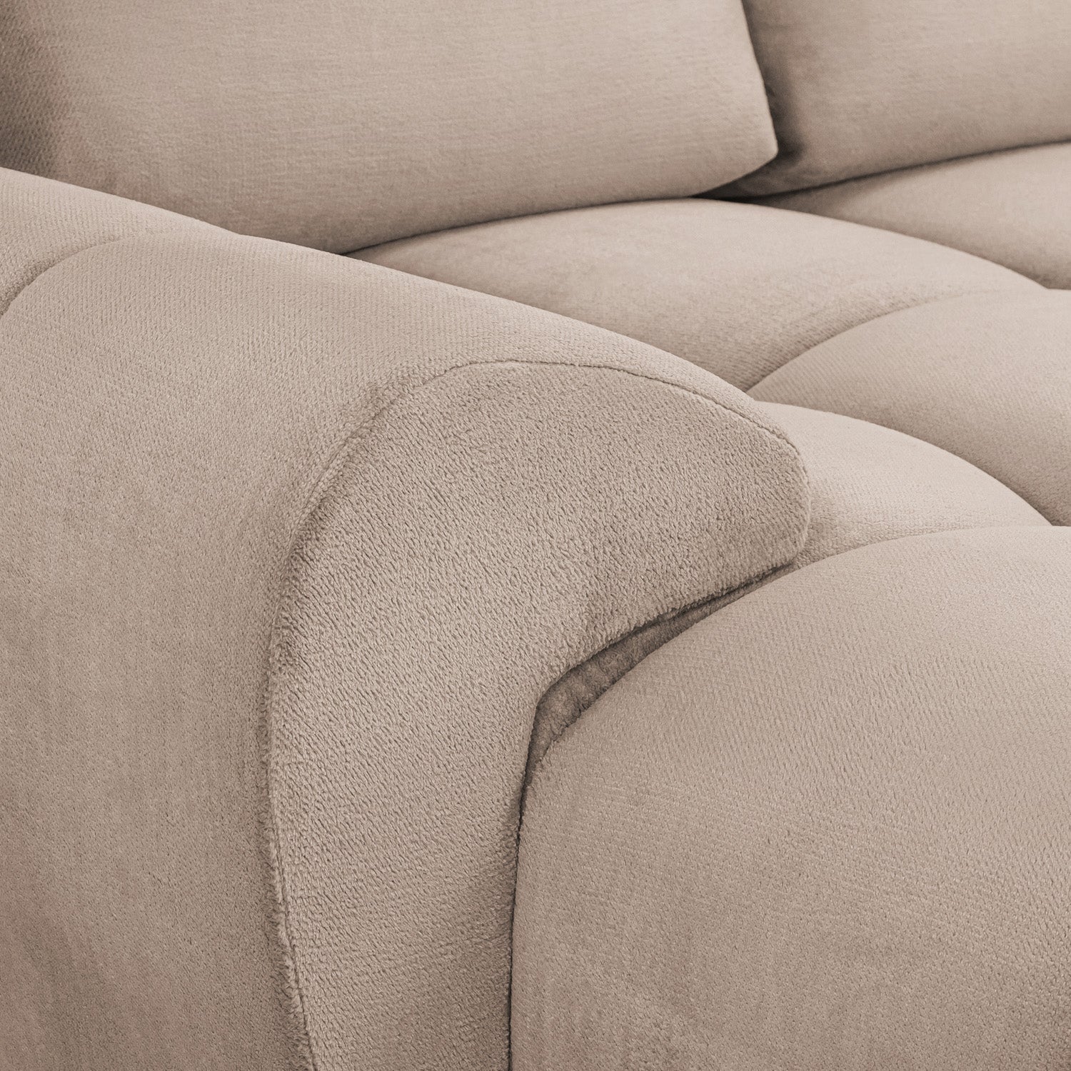 Azzuro Sofa Mocha U Shape Corner - Image 4