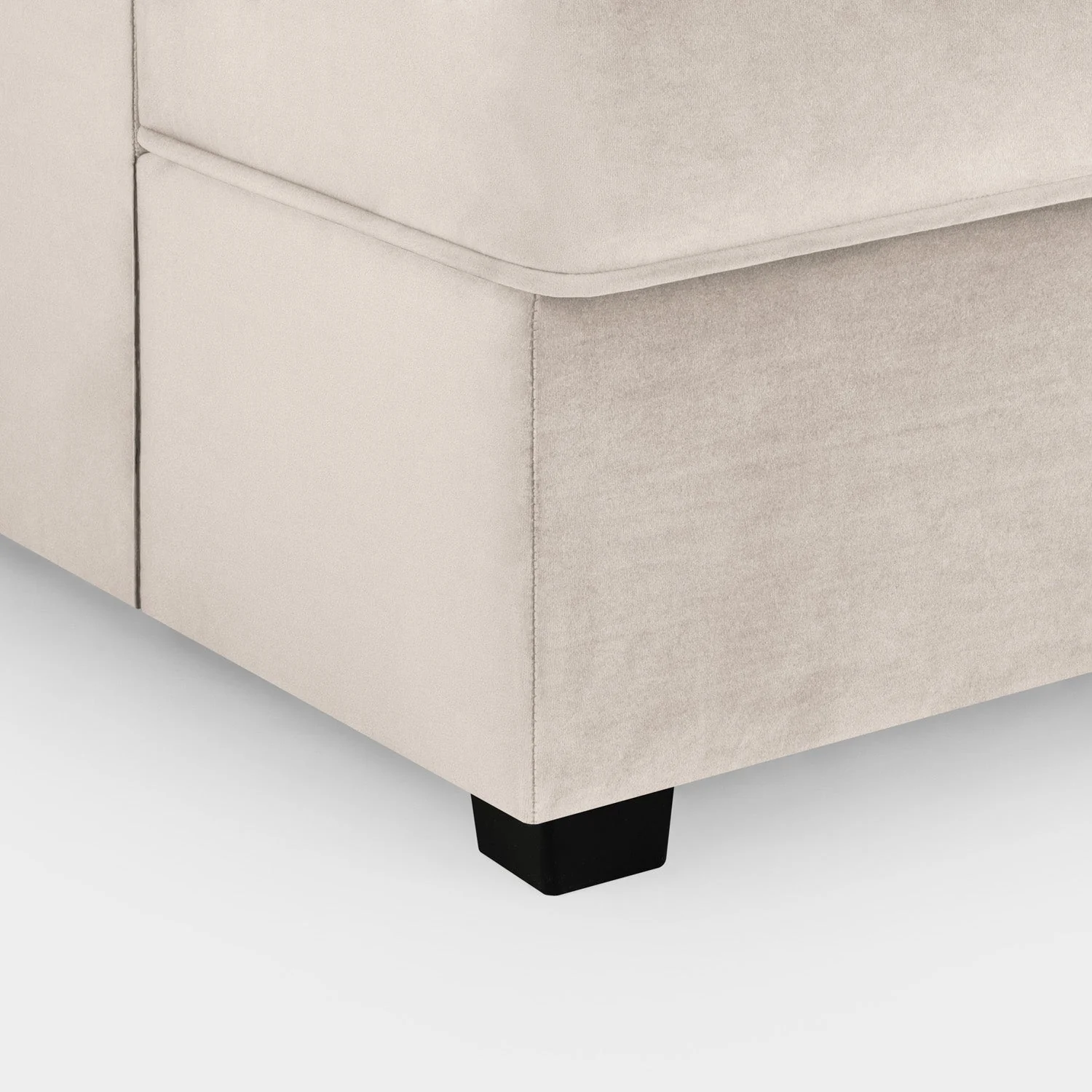 Carnaby Sofa Plush Beige U Shape Corner - Image 5