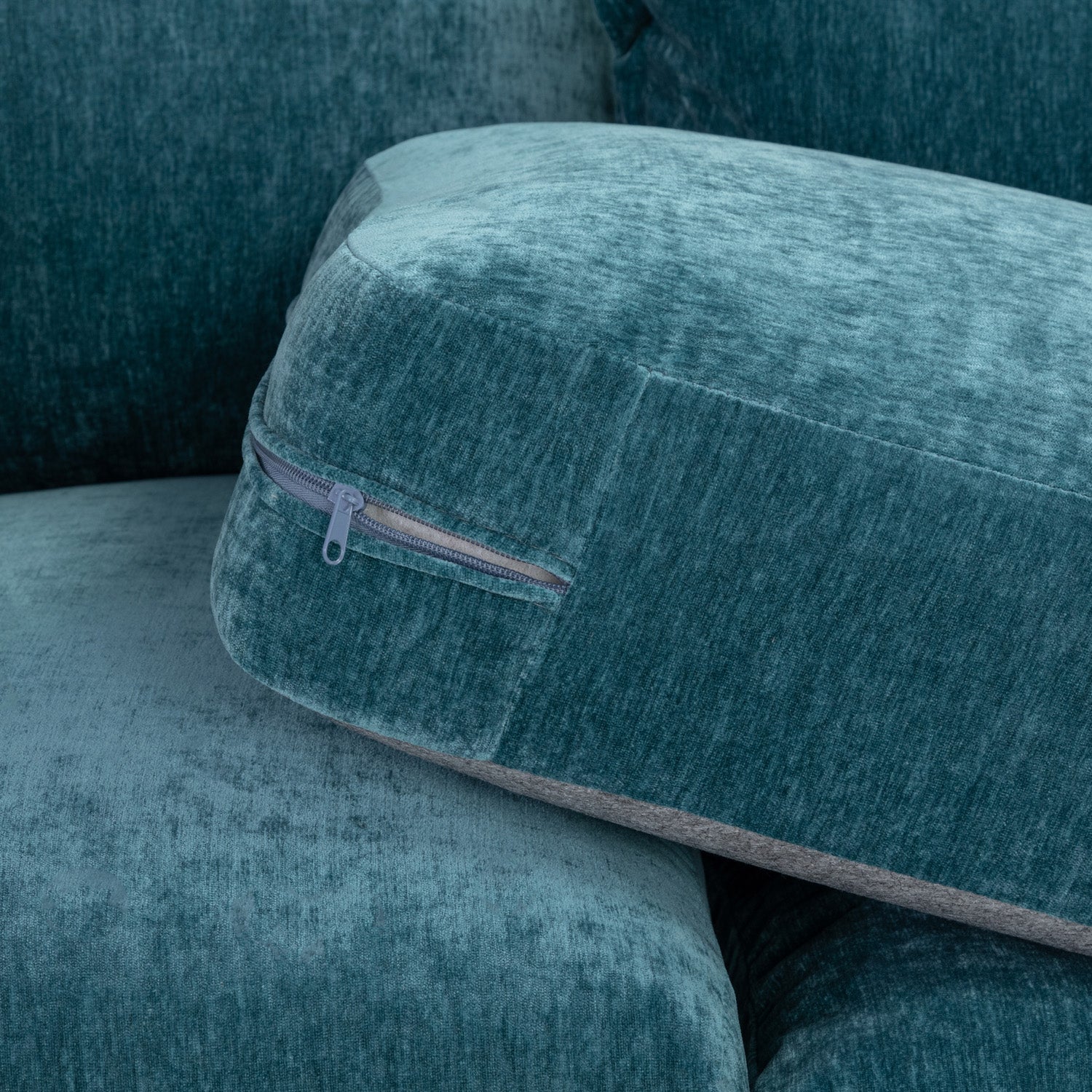 Colbee Sofa Teal Large Corner - Image 6