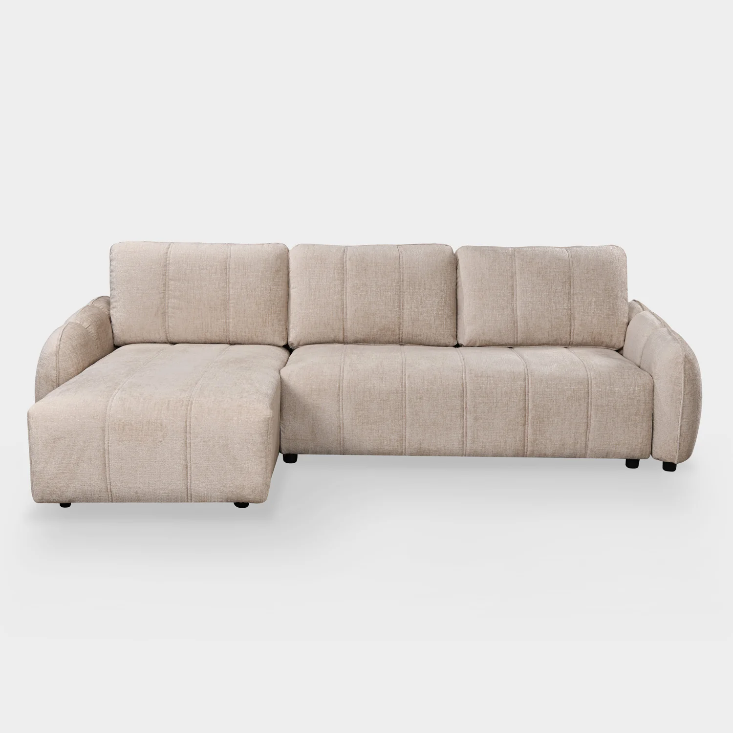 Evara Sofa Bed Universal Corner Beige - Image 5
