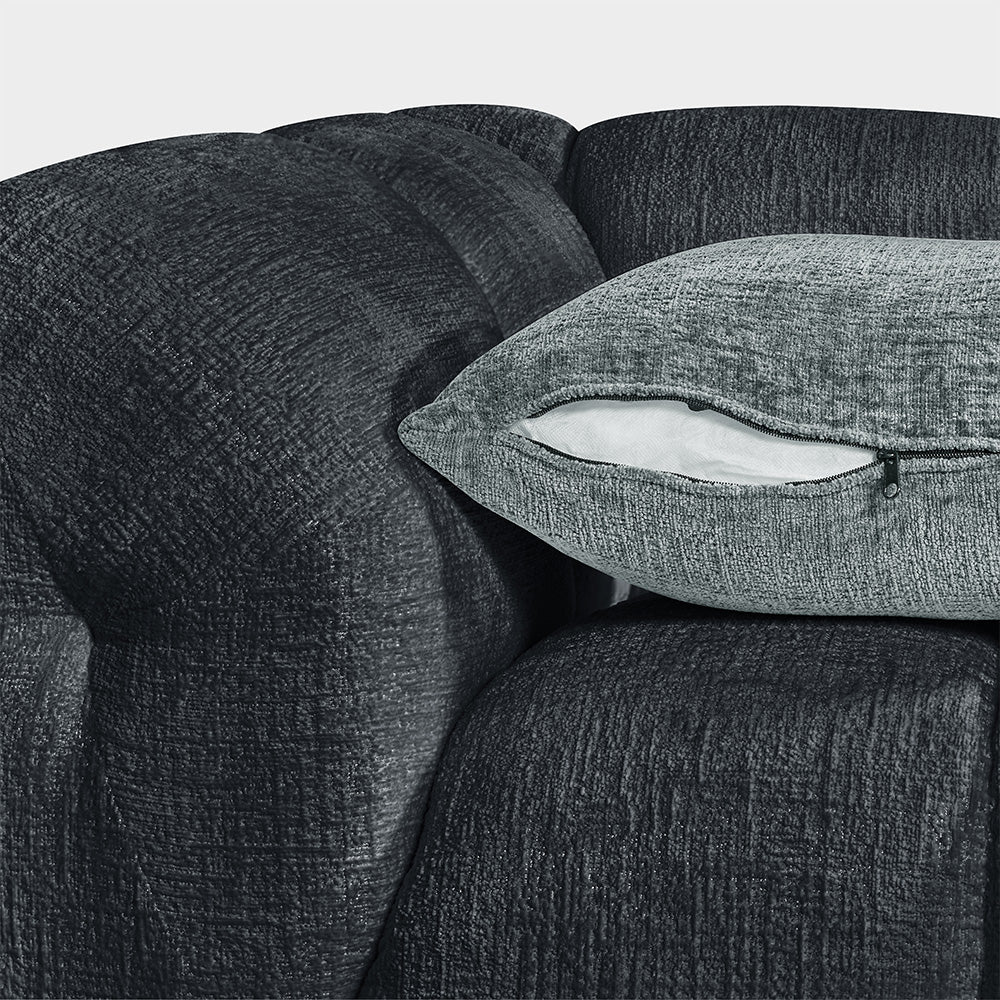 Genoa Sofa Charcoal Right Hand Corner - Image 7