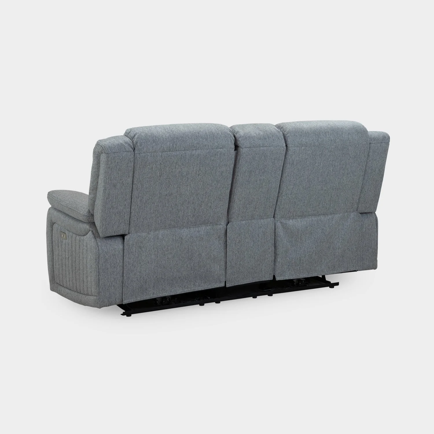Linden Recliner Sofa Grey 2 Seater - Image 3