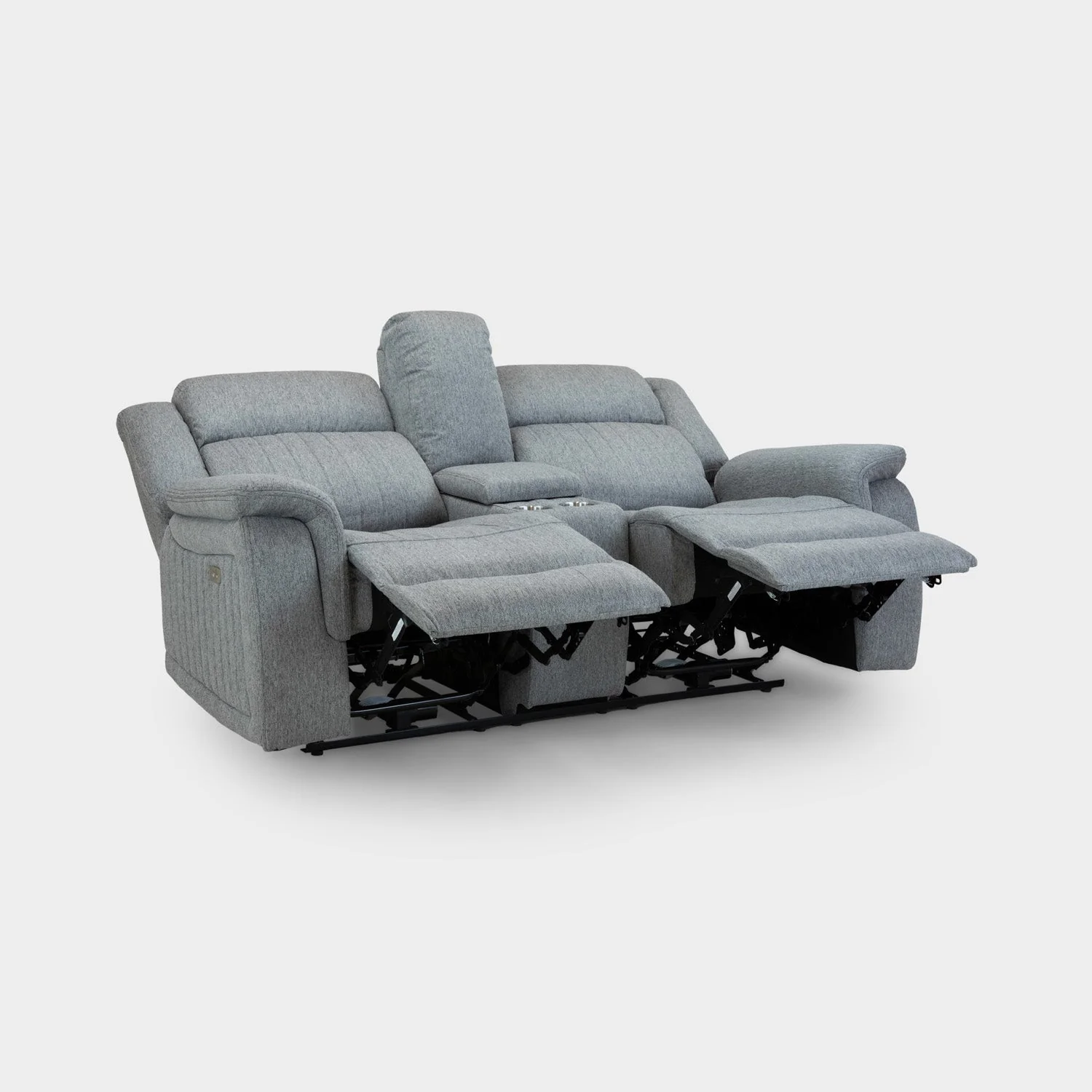 Linden Recliner Sofa Grey 2 Seater - Image 5