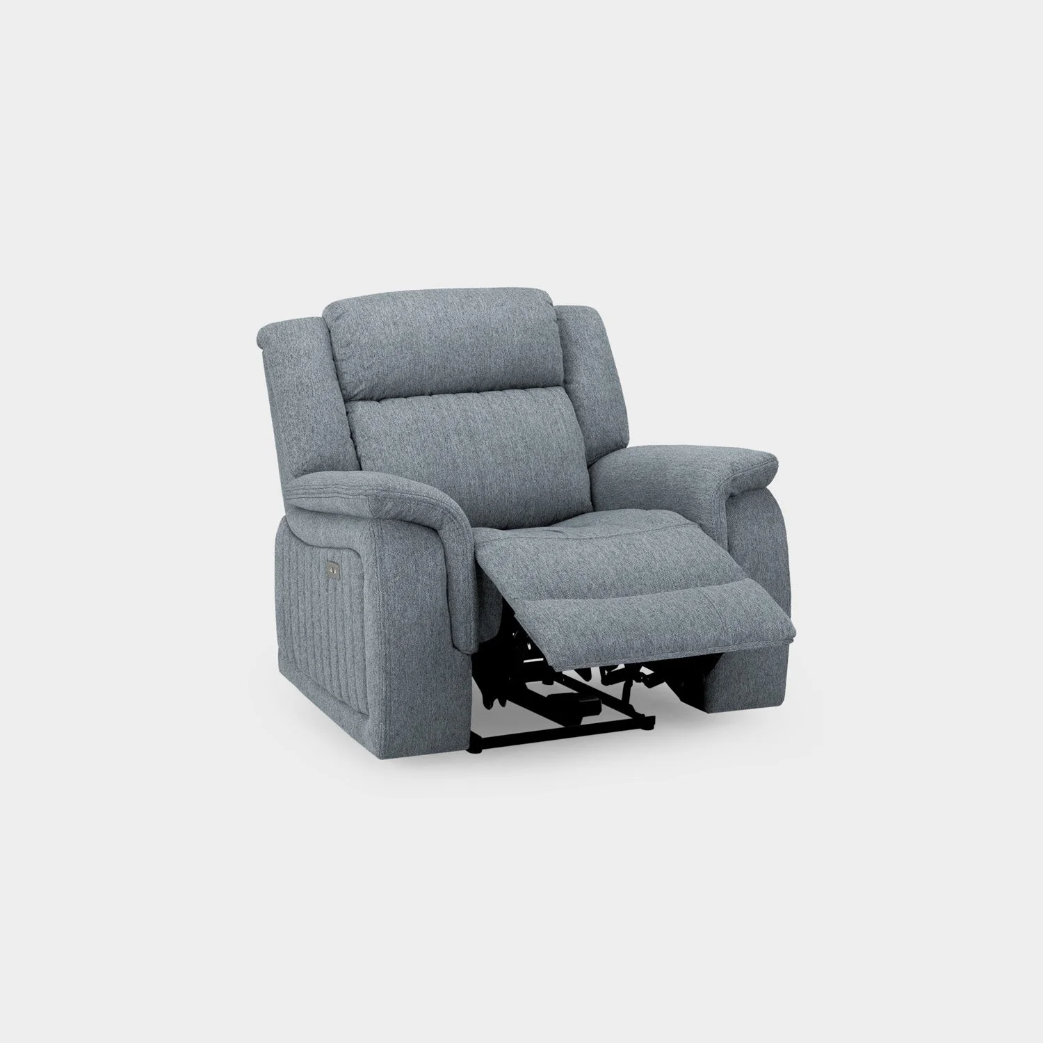 Linden Recliner Sofa Grey Armchair - Image 4