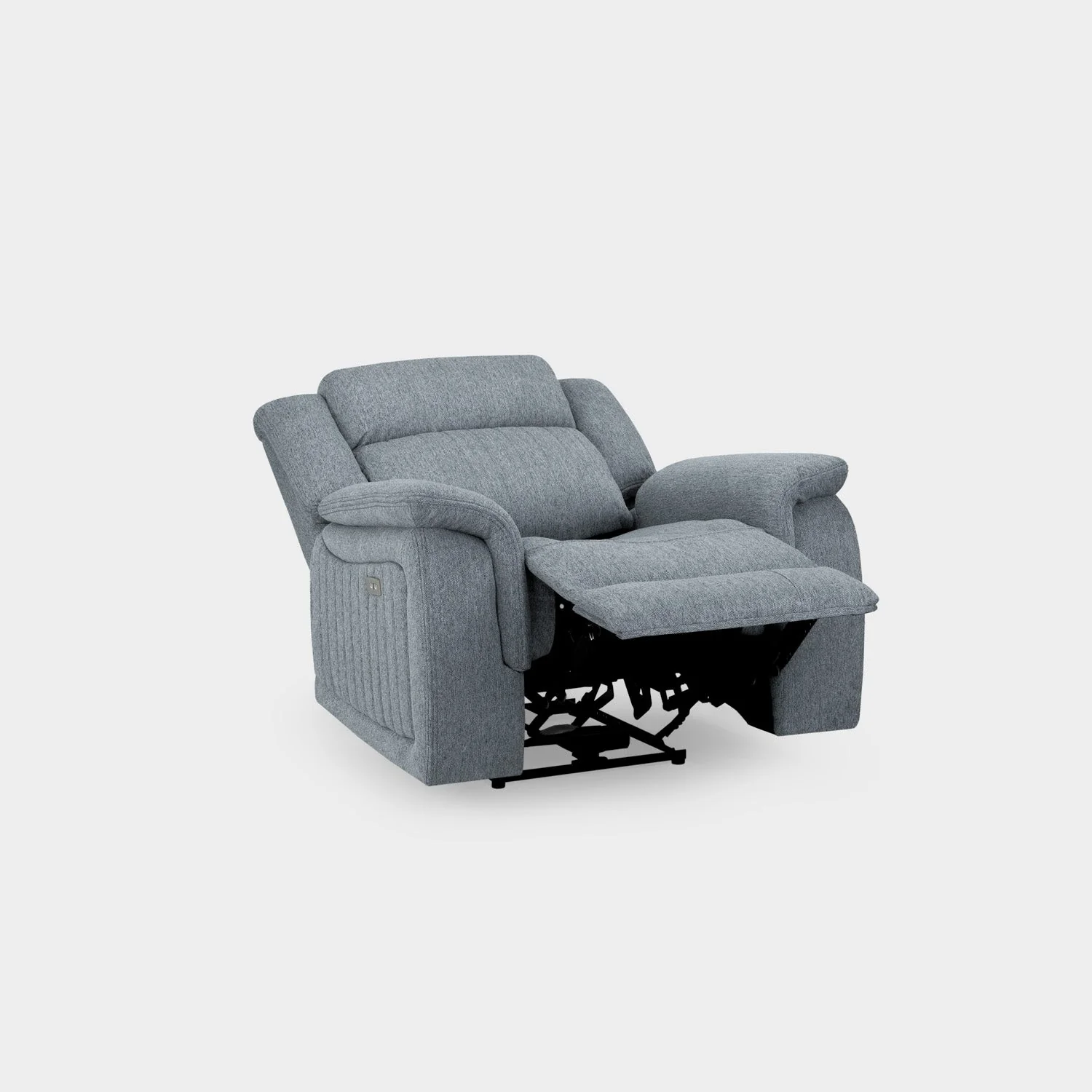 Linden Recliner Sofa Grey Armchair - Image 5
