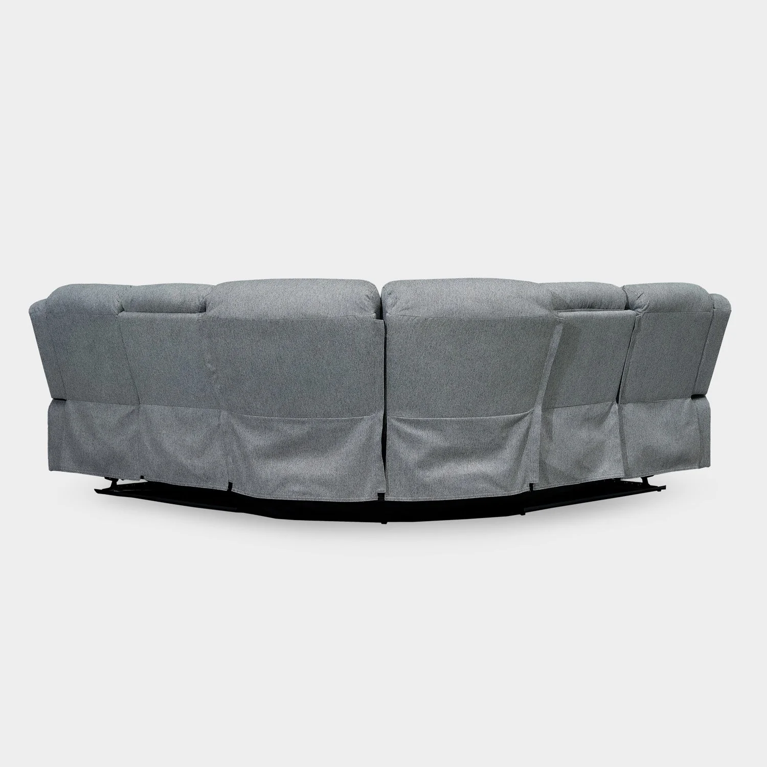 Linden Recliner Sofa Grey Large Corner - Image 3