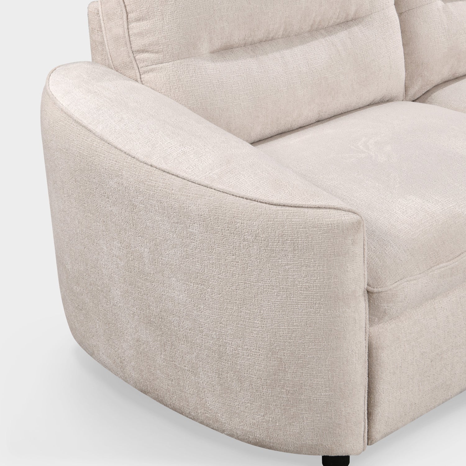 Mirella Sofa Bed Right Hand Facing Corner Beige - Image 7