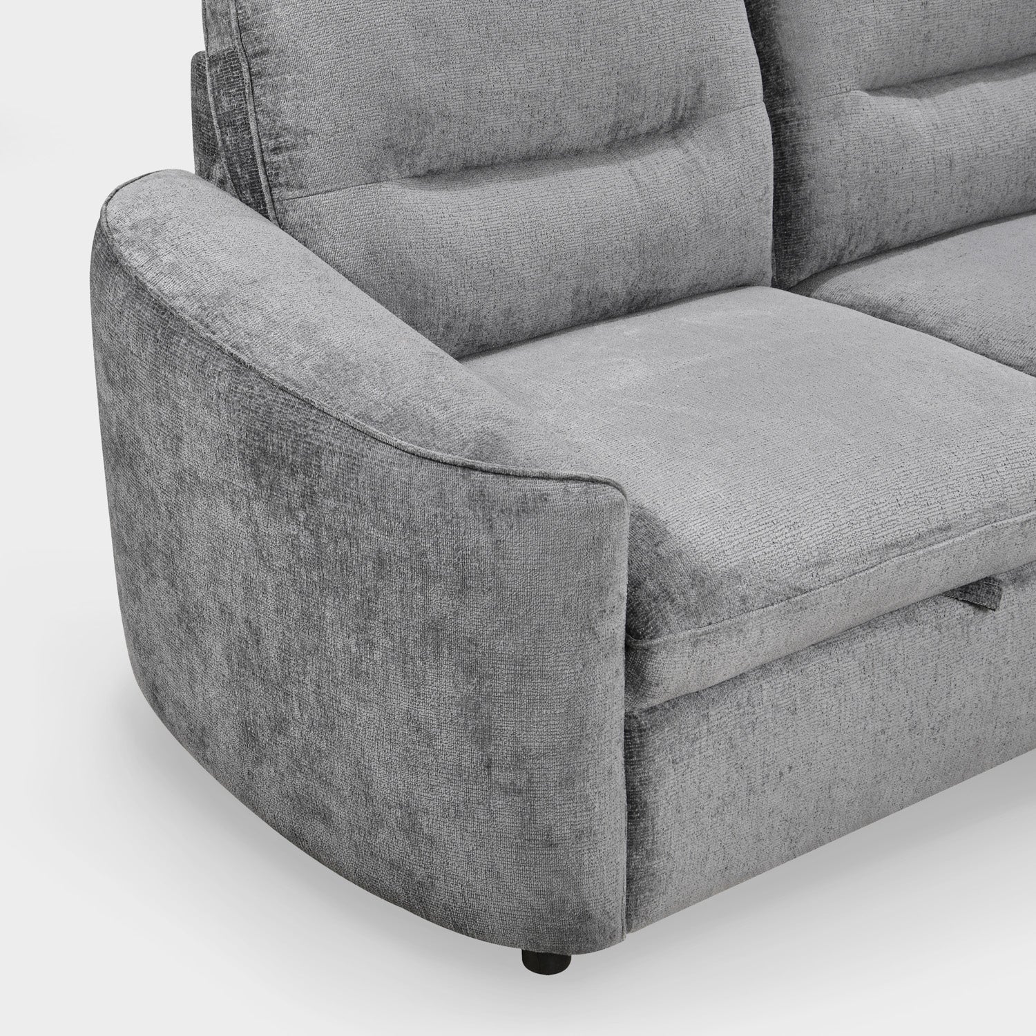 Mirella Sofa Bed Right Hand Facing Corner Dark Grey - Image 7
