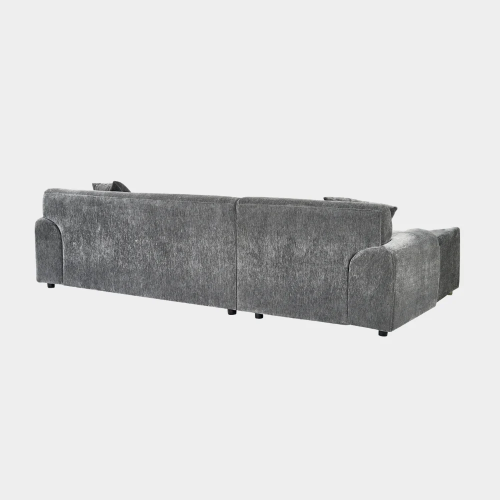 Modena Sofa Charcoal Right Hand Corner - Image 3
