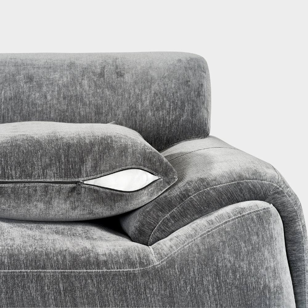 Modena Sofa Charcoal Right Hand Corner - Image 6