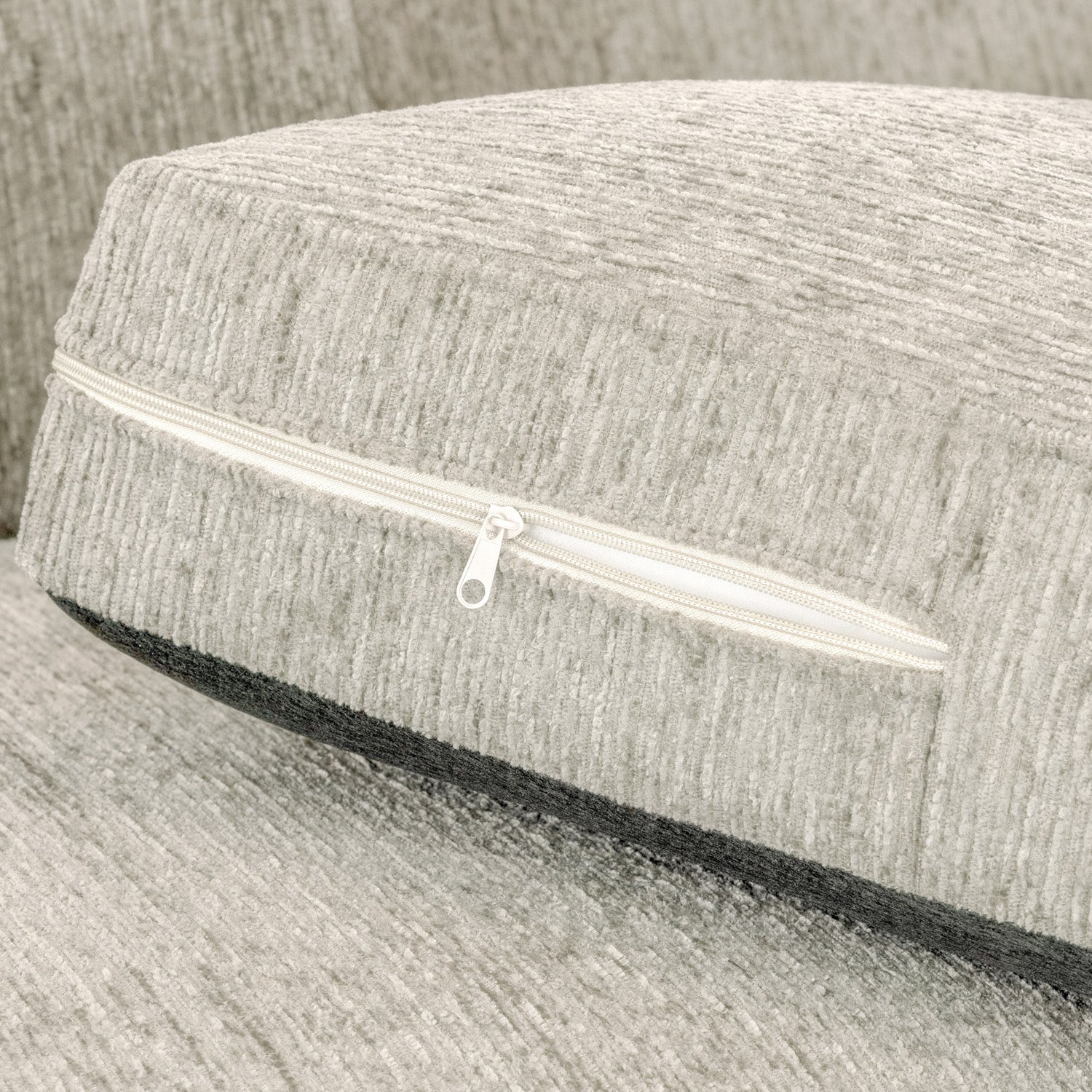 Naples Sofa Beige 3 Seater - Image 6