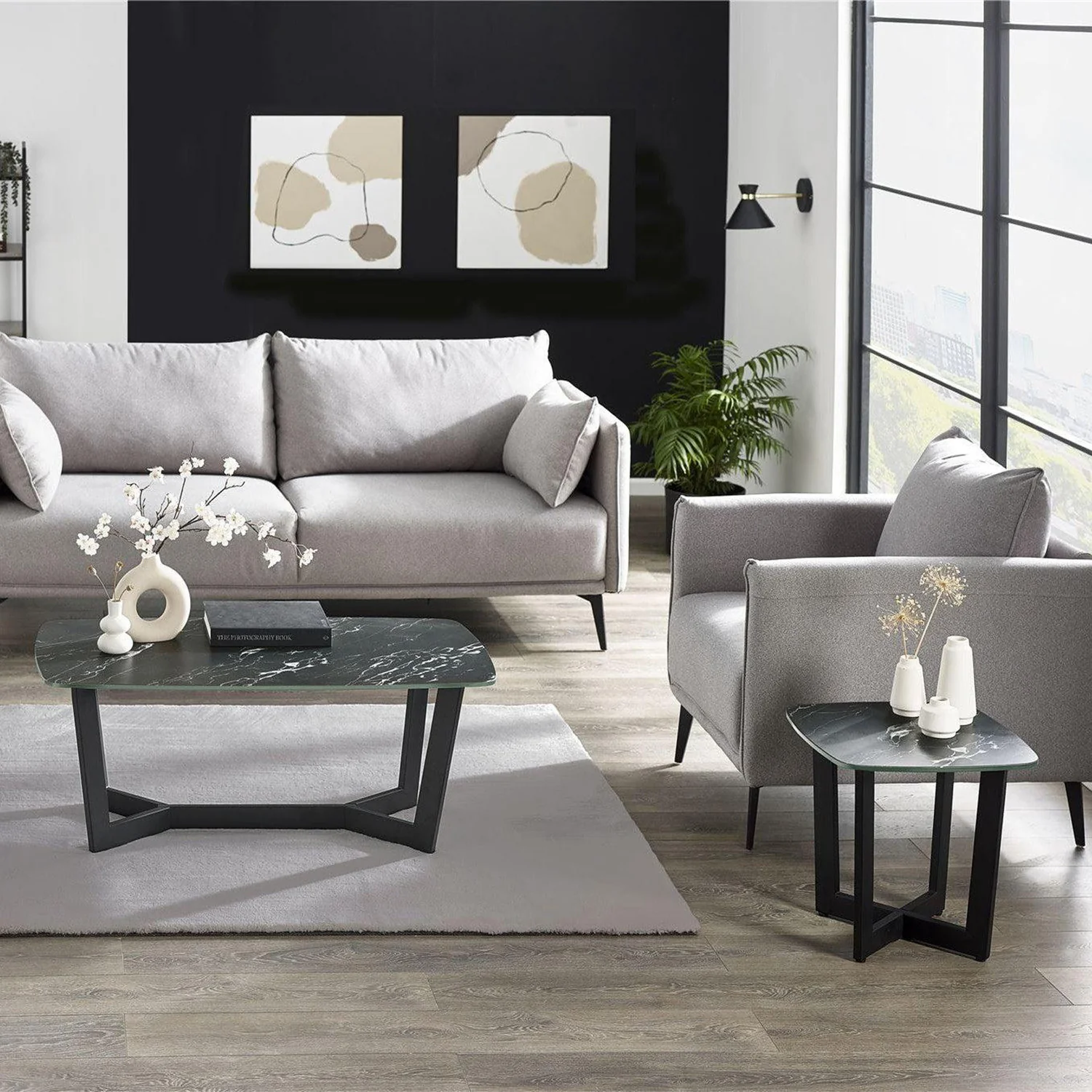 Oli Lamp Table Black - Image 3