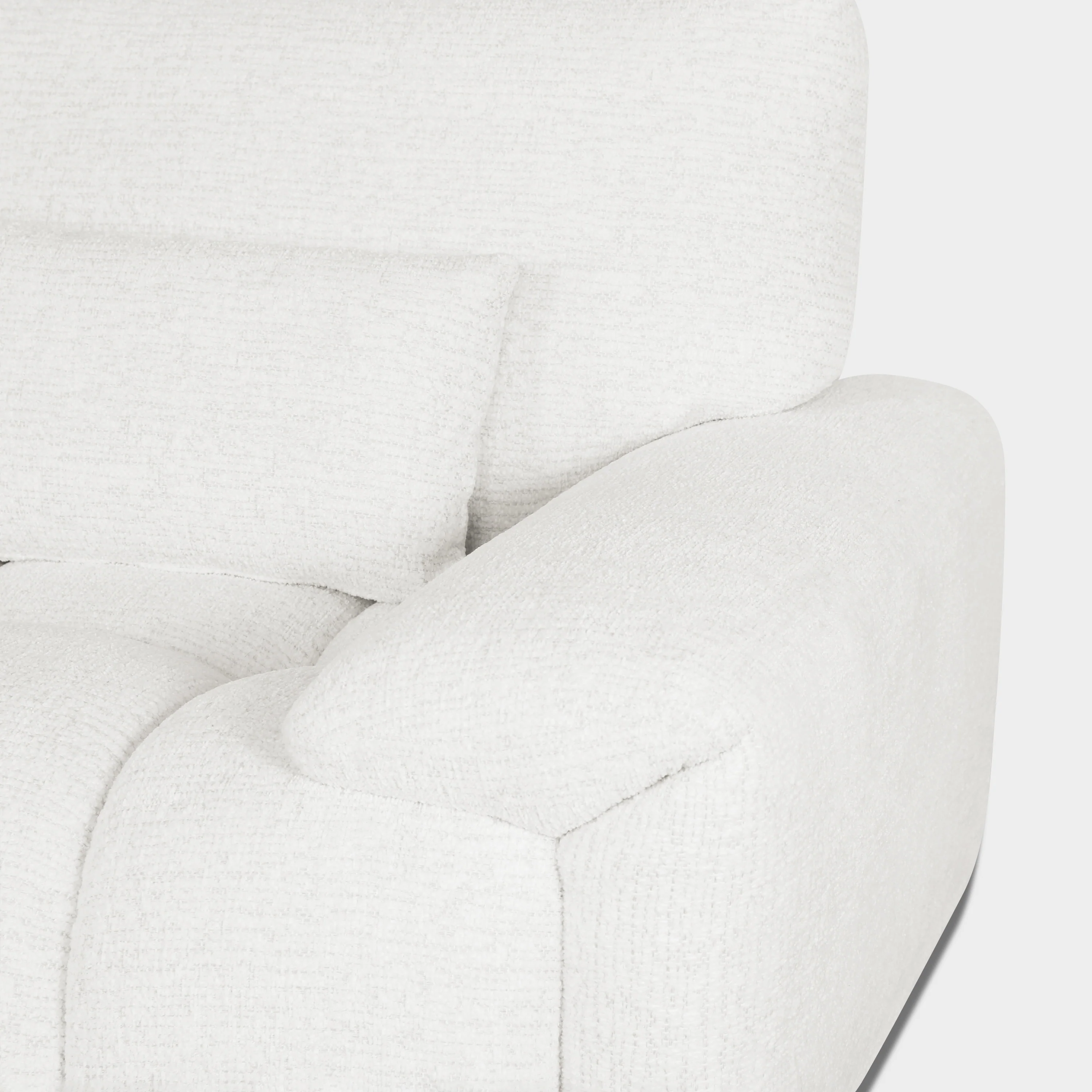 Poppy Sofa Cream Right Hand Facing Corner - Image 5