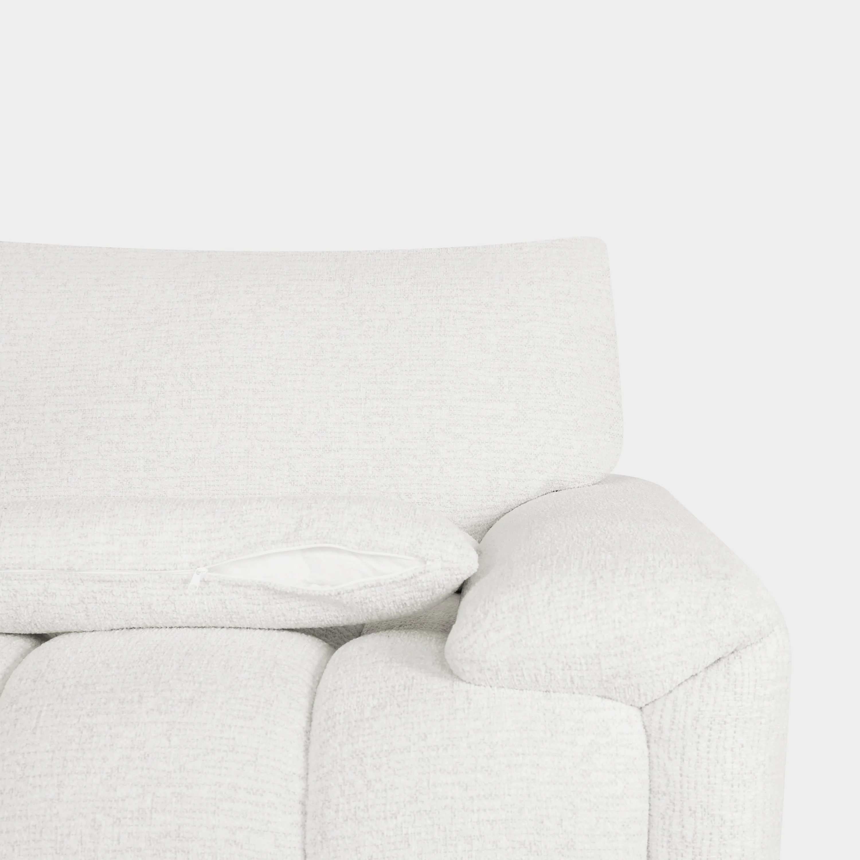 Poppy Sofa Cream Right Hand Facing Corner - Image 7