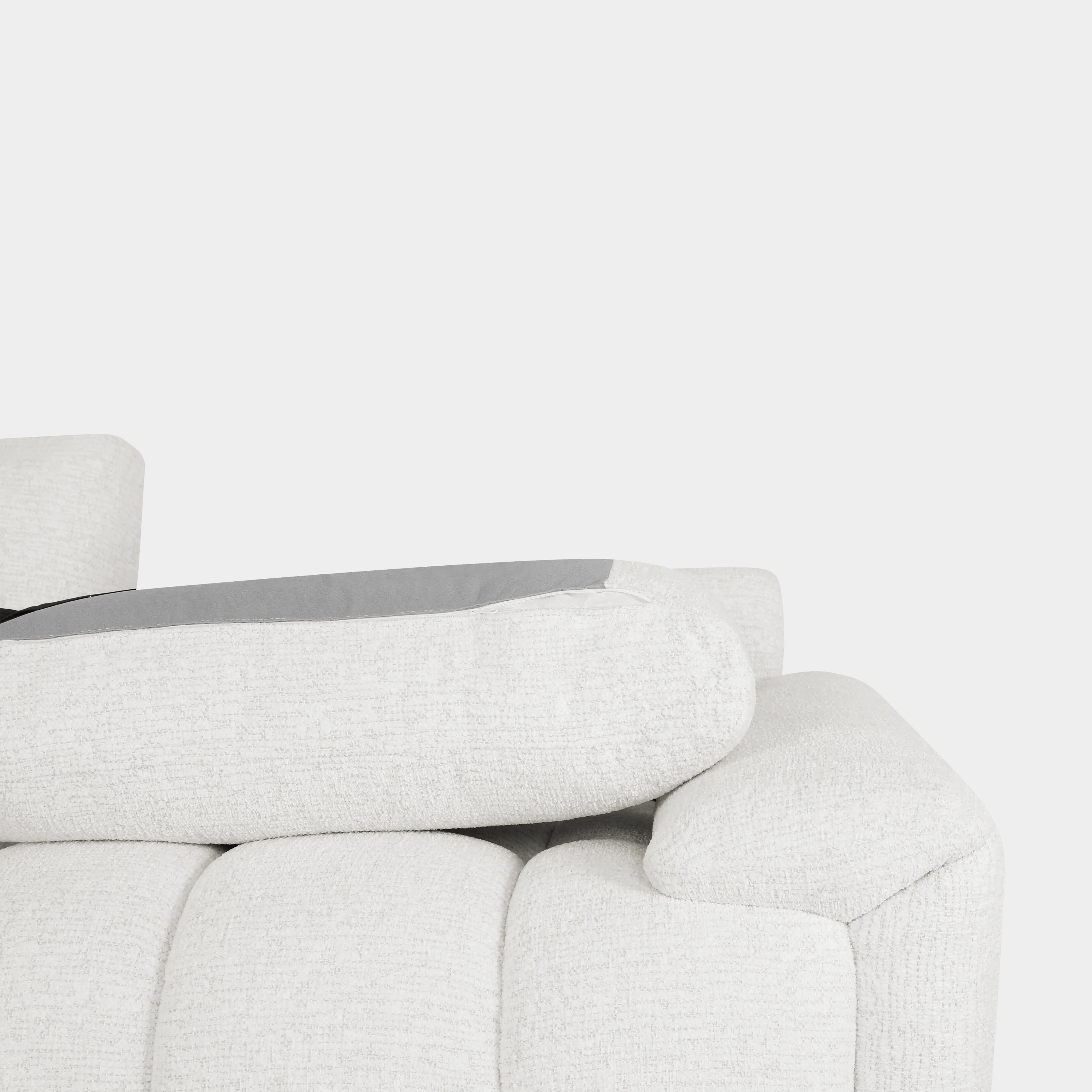 Poppy Sofa Cream Right Hand Facing Corner - Image 8