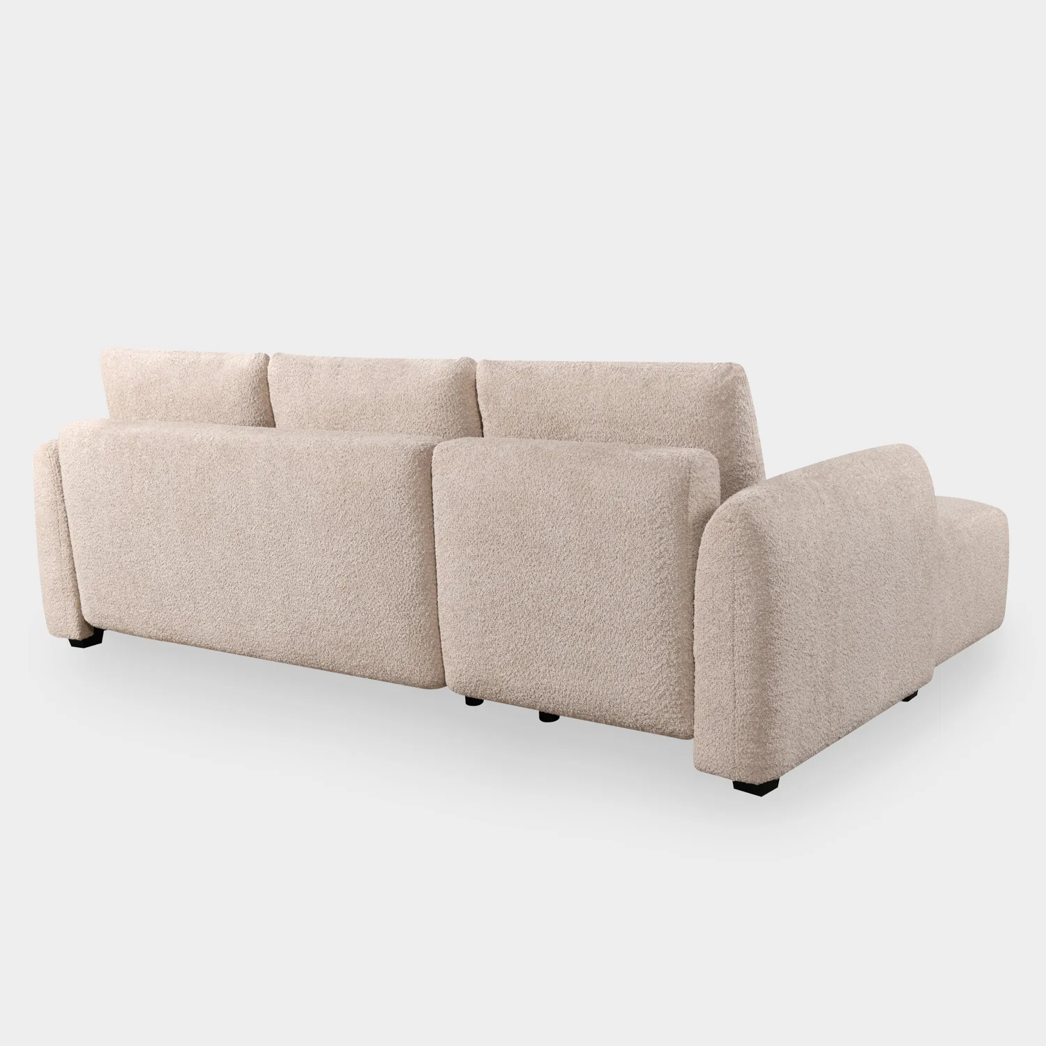 Sage Sofa Bed Left Hand Facing Corner Beige - Image 4