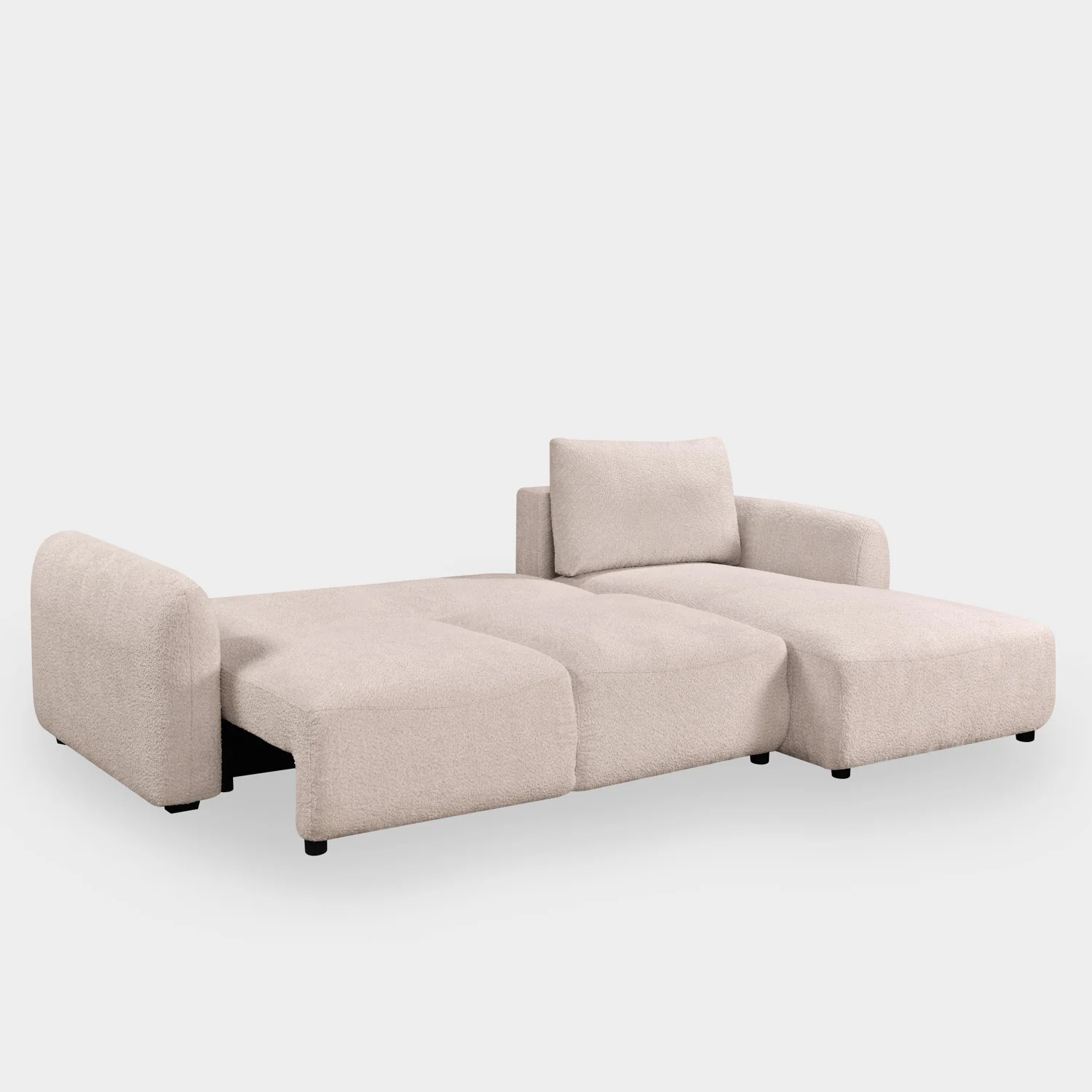 Sage Sofa Bed Right Hand Facing Corner Beige - Image 6