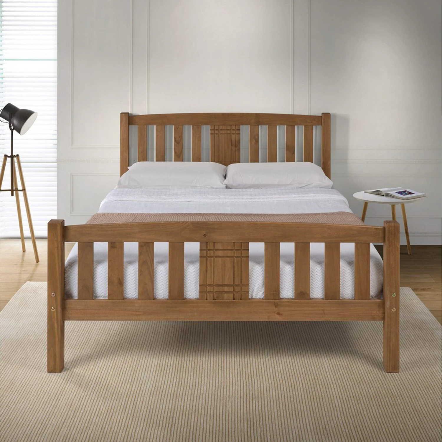 Sedna Bed Frame King Pine - Image 4