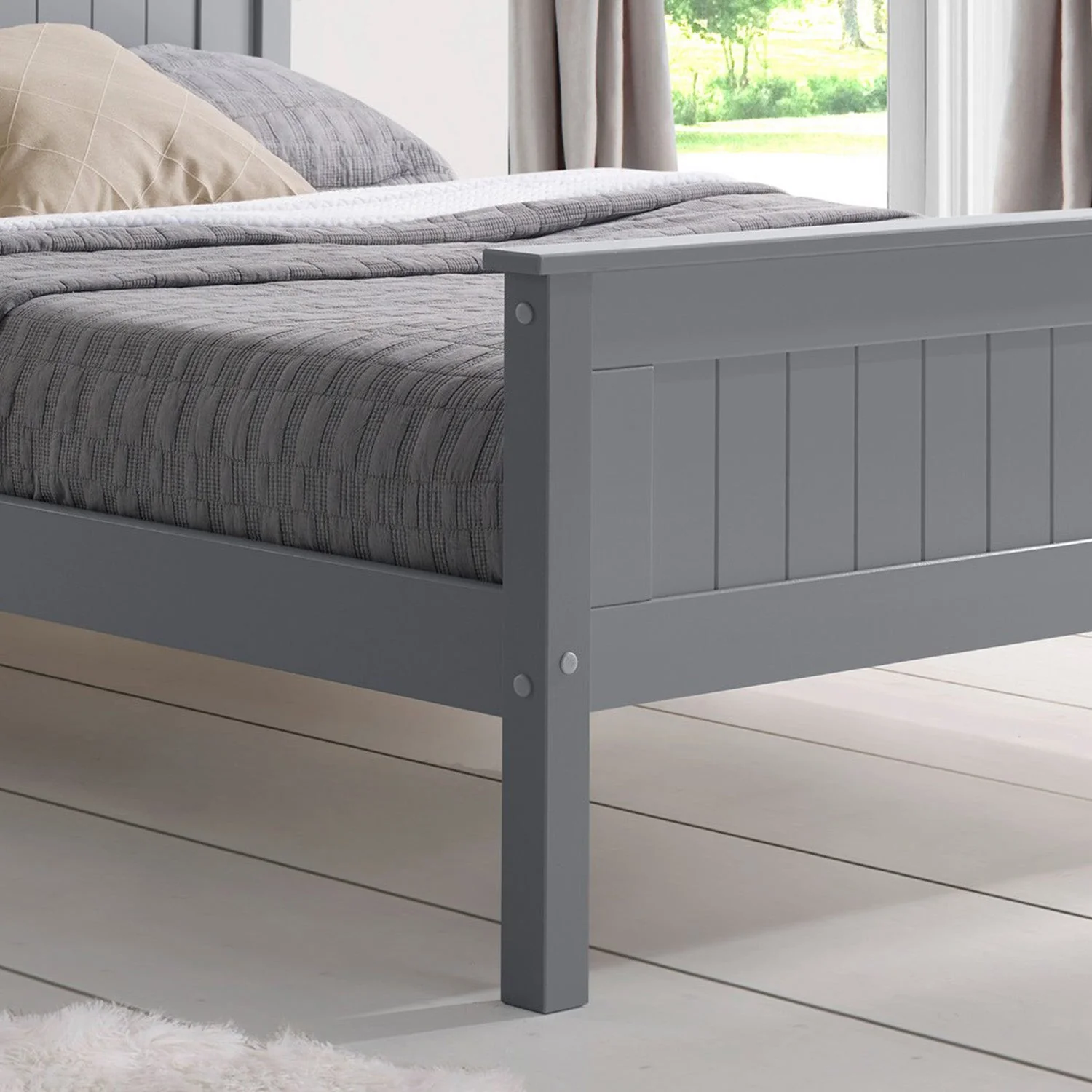 Taurus Bed Frame King Grey - Image 4