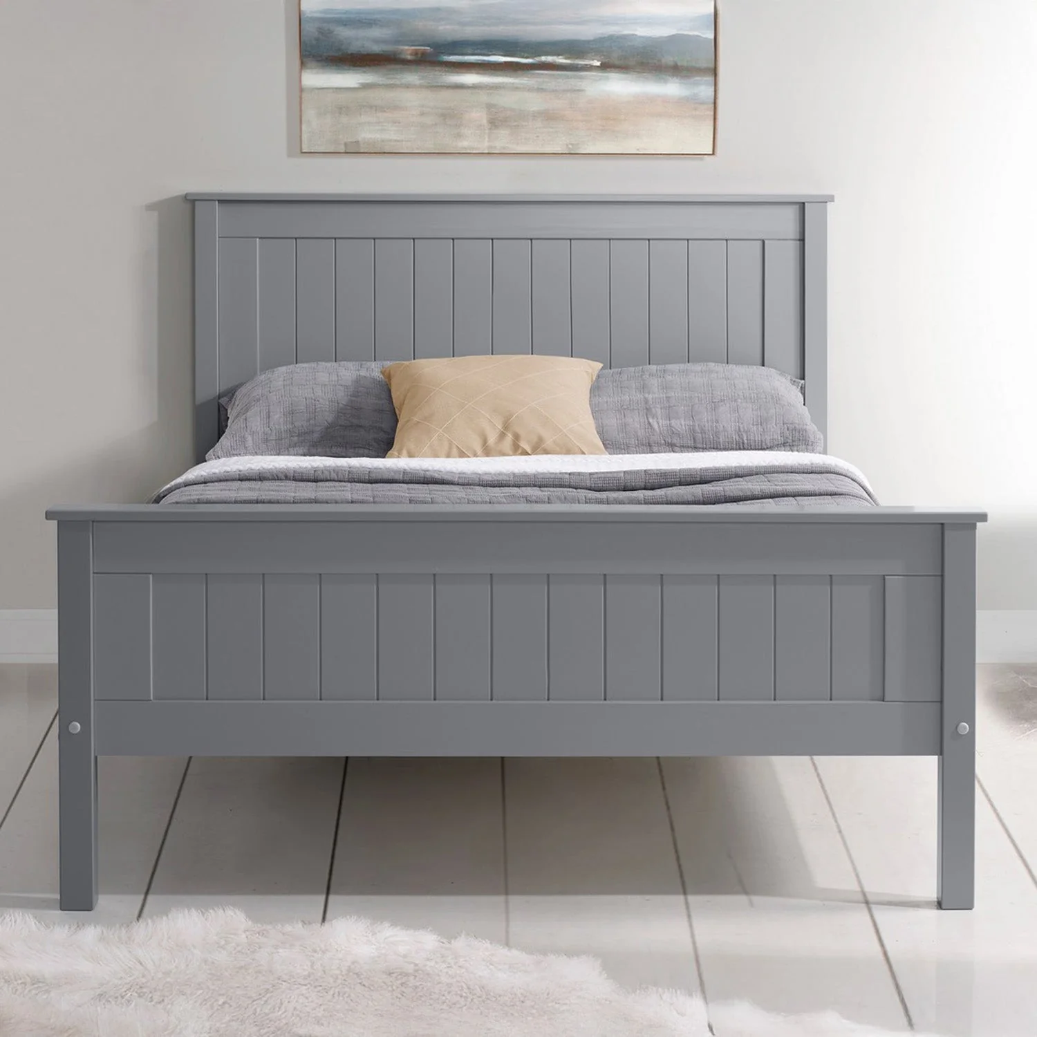 Taurus Bed Frame King Grey - Image 5