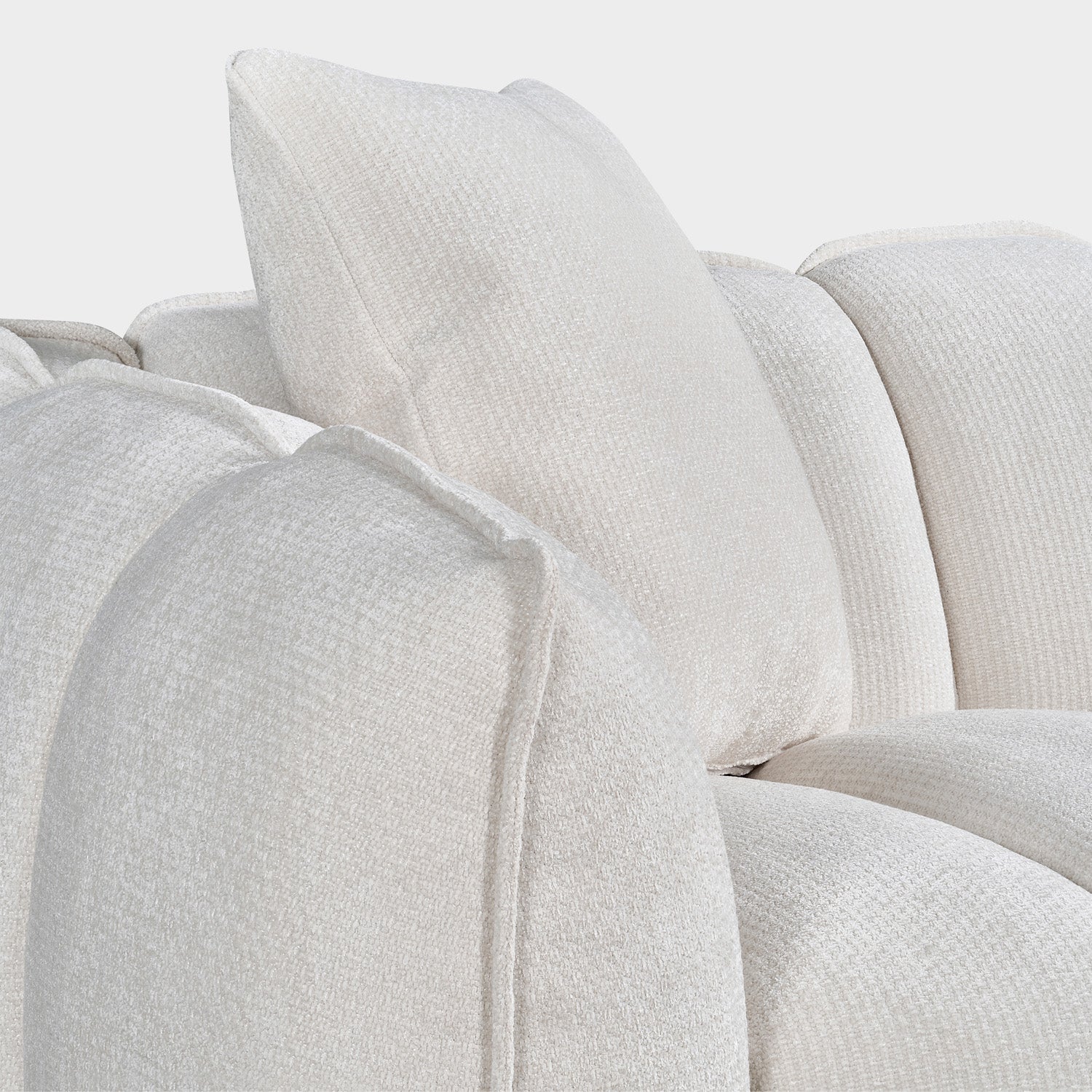 Venice Sofa Beige 3 Seater - Image 6