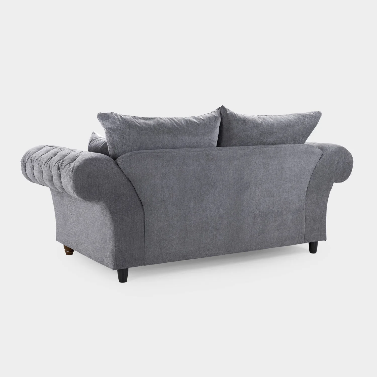 Windsor Fullback Sofa Grey 2 Seater - Image 3