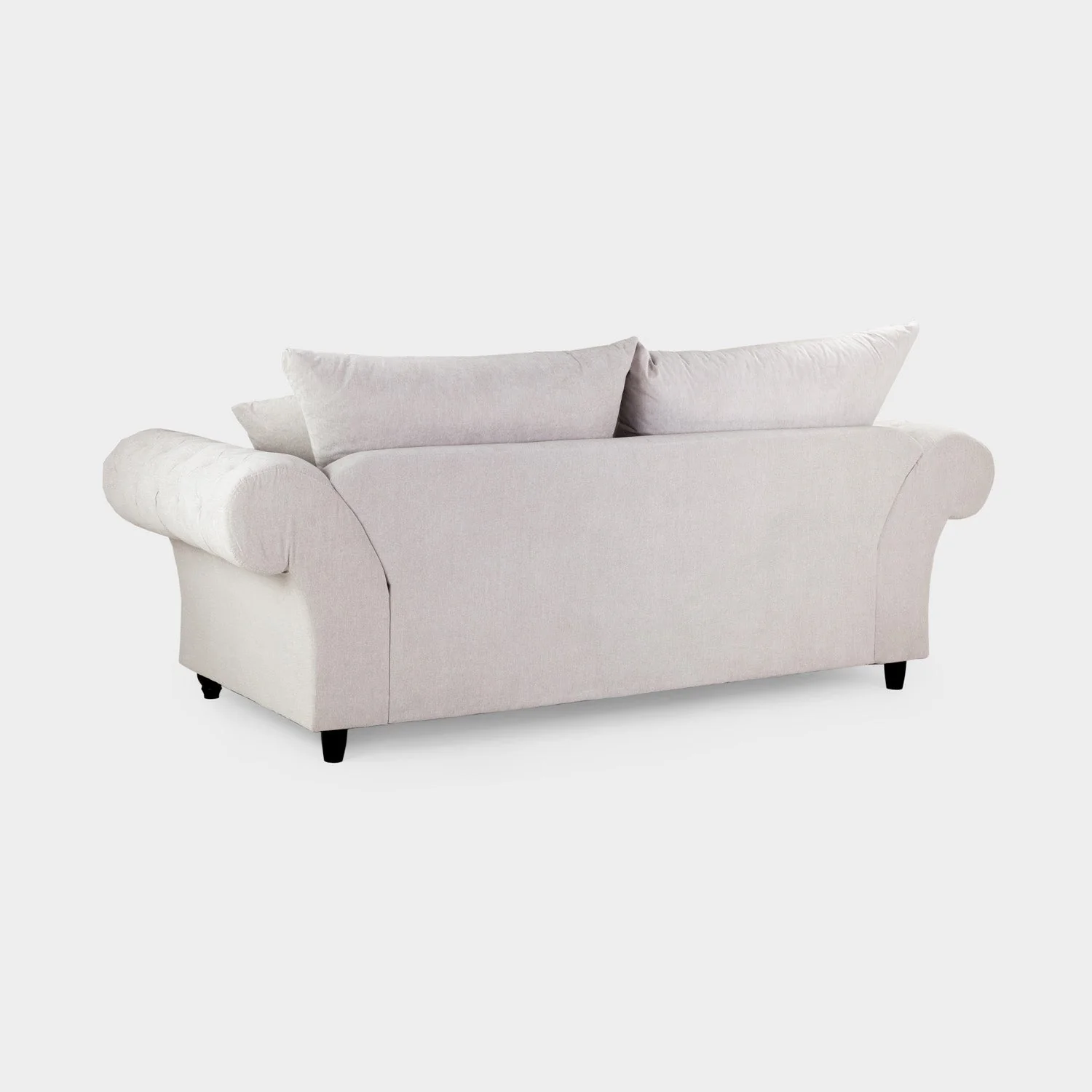Windsor Fullback Sofa Stone 3 Seater - Image 3